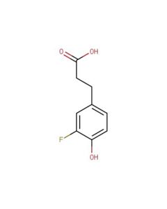 Astatech 3-(3-FLUORO-4-HYDROXYPHENYL)PROPIONIC ACID; 1G; Purity 95%; MDL-MFCD18396901